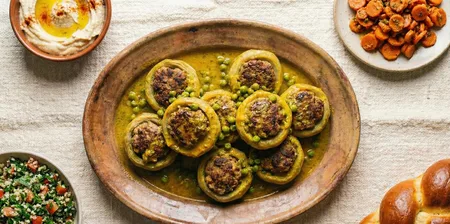 תחתיות ארטישוק במילוי בשר