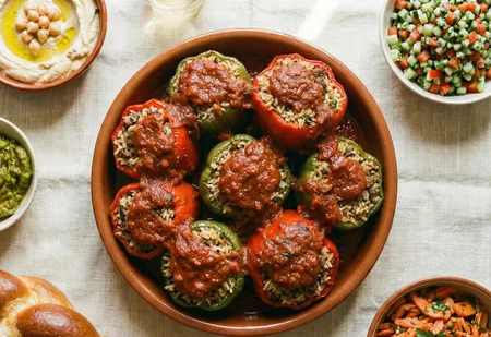 פלפל ממולא אורז